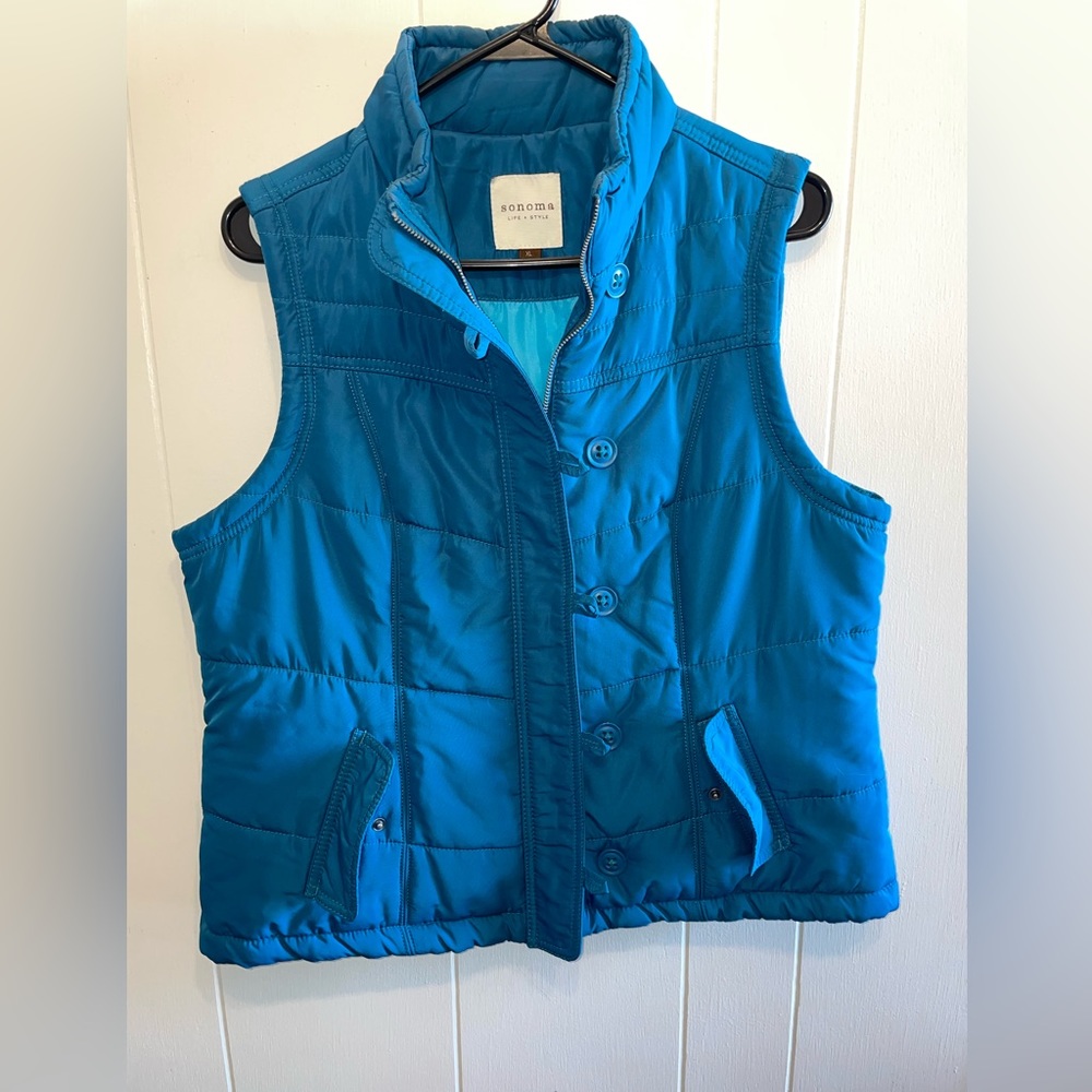 Sonoma Blue Puffer Vest